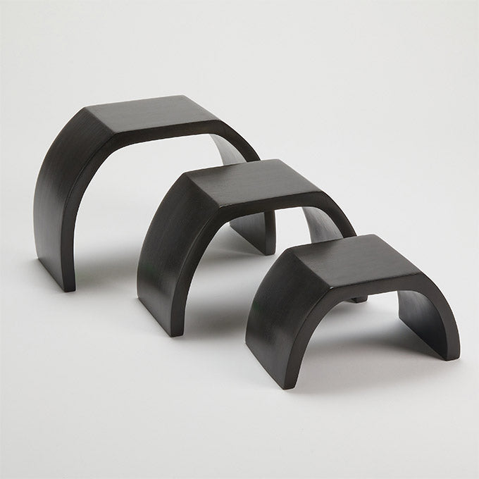 Upton Arched Espresso Wood Riser