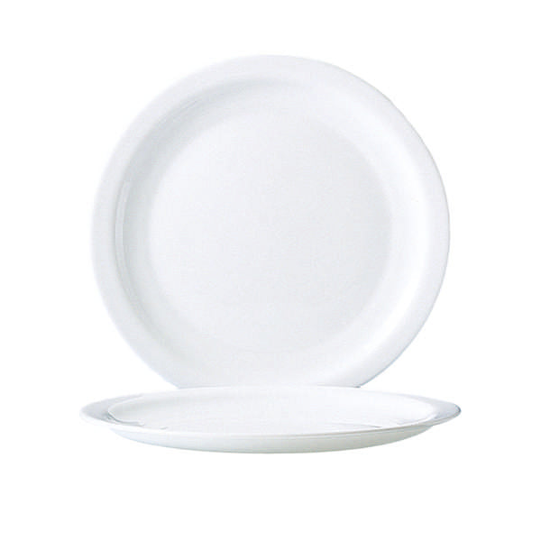 Restaurant White 10.25" Rim Plate