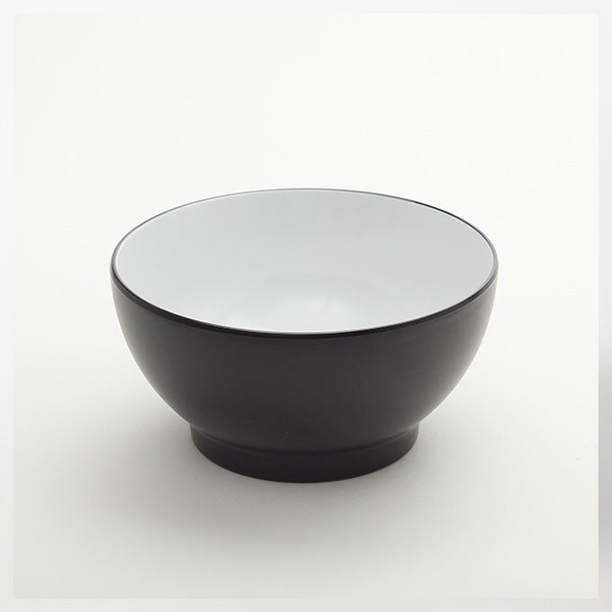50 oz. Melamine Noodle Bowl, Black/White