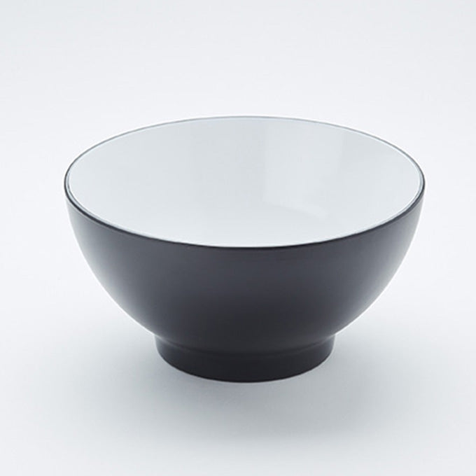 85 oz. Round Bowl, Black/White