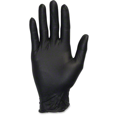 Nitrile Gloves, Powder Free, Black, Large