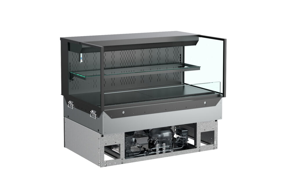 Reveal® Self-Service Refrigerated Slide In Counter Case, 47-3/4"W x 33"D x 20-3/8"H
