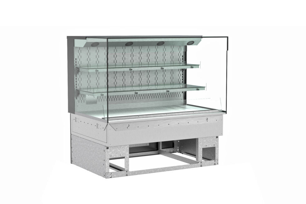 Reveal® Self-Service Heated Slide In Counter Case, 35-3/4"W x 33"D x 27-7/8"H