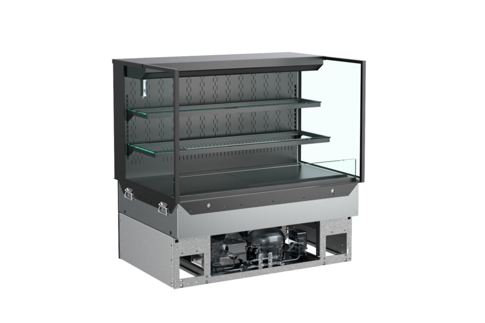 Reveal® Self-Service Refrigerated Slide In Counter Case, 35-3/4"W x 33"D x 27-7/8"H