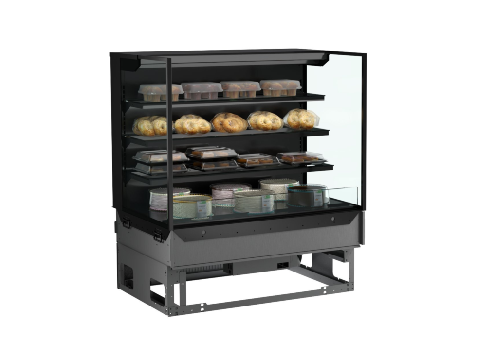 Reveal® Self-Service Non-Refrigerated Slide In Counter Case, 35-3/4"W x 33"D x 35-3/8"H