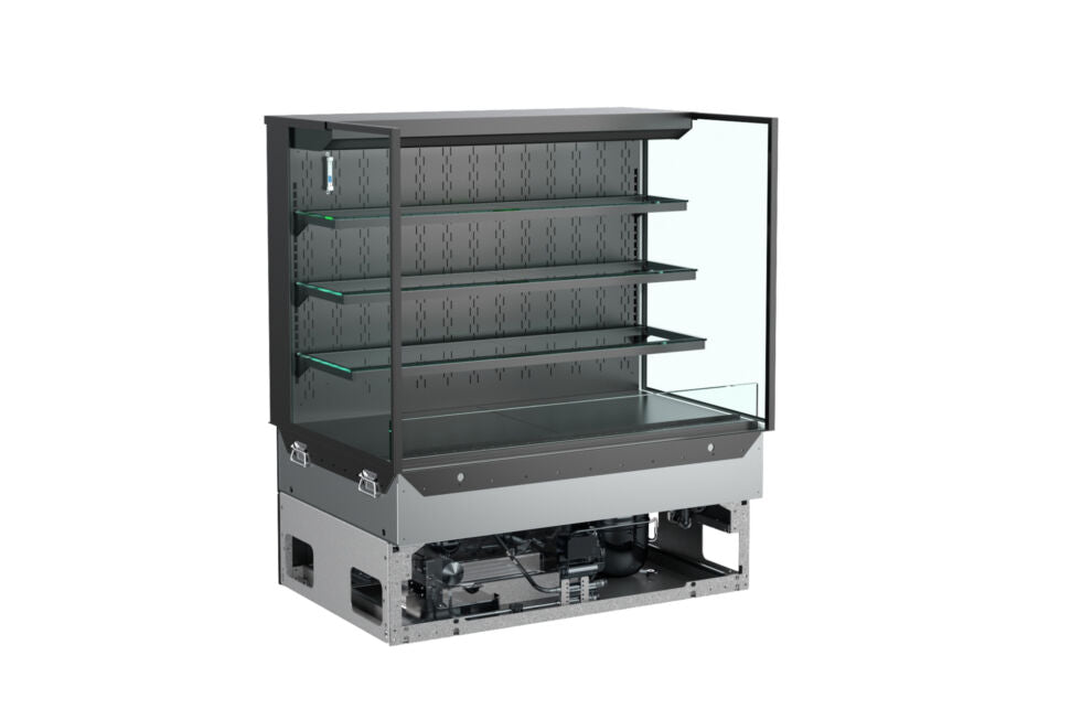 Reveal® Service Heated Slide In Counter Case, 35-3/4"W x 33"D x 35-3/8"H