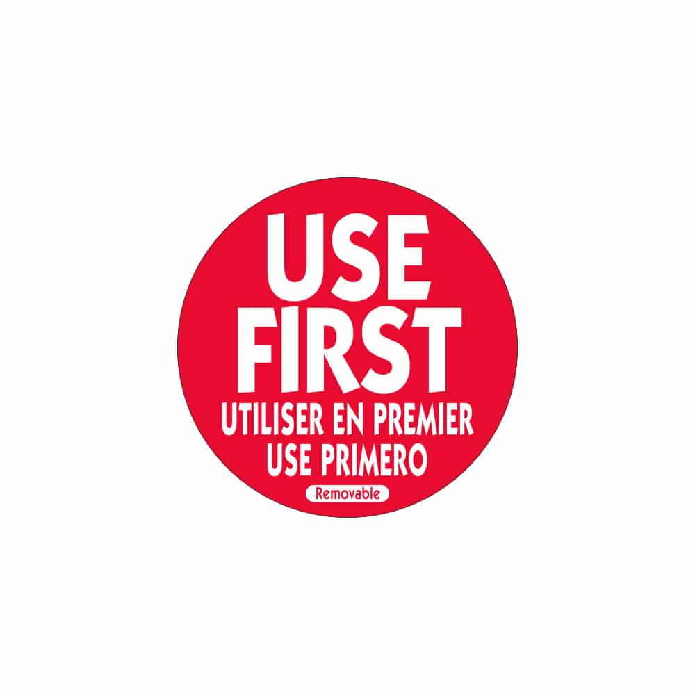 2" Use First Removable Labels