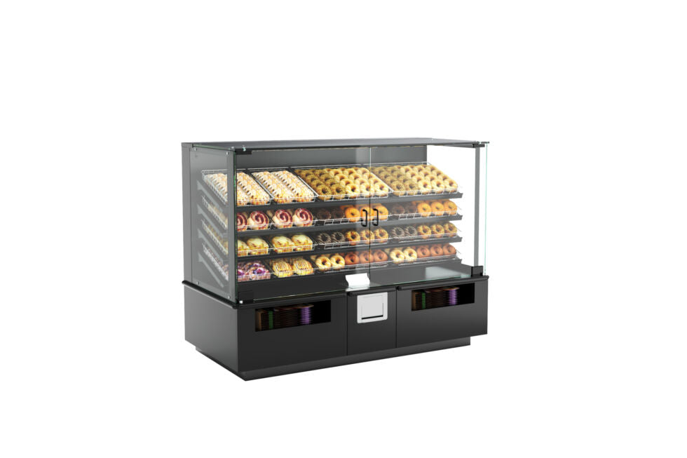 Blend® Non-Refrigerated Self-Service End Cap, 72"W x 35-3/8"D x 54-5/8"H