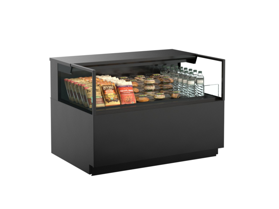 Reveal® Self-Service Non-Refrigerated Case, freestanding, 47-3/4"W x 33"D x 32-7/8"H