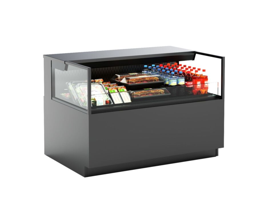 Reveal® Self-Service Refrigerated Case, freestanding, 47-3/4"W x 33"D x 33"H