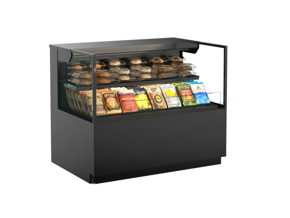 Reveal® Self-Service Non-Refrigerated Case, freestanding, 47-3/4"W x 33"D x 39-5/8"H