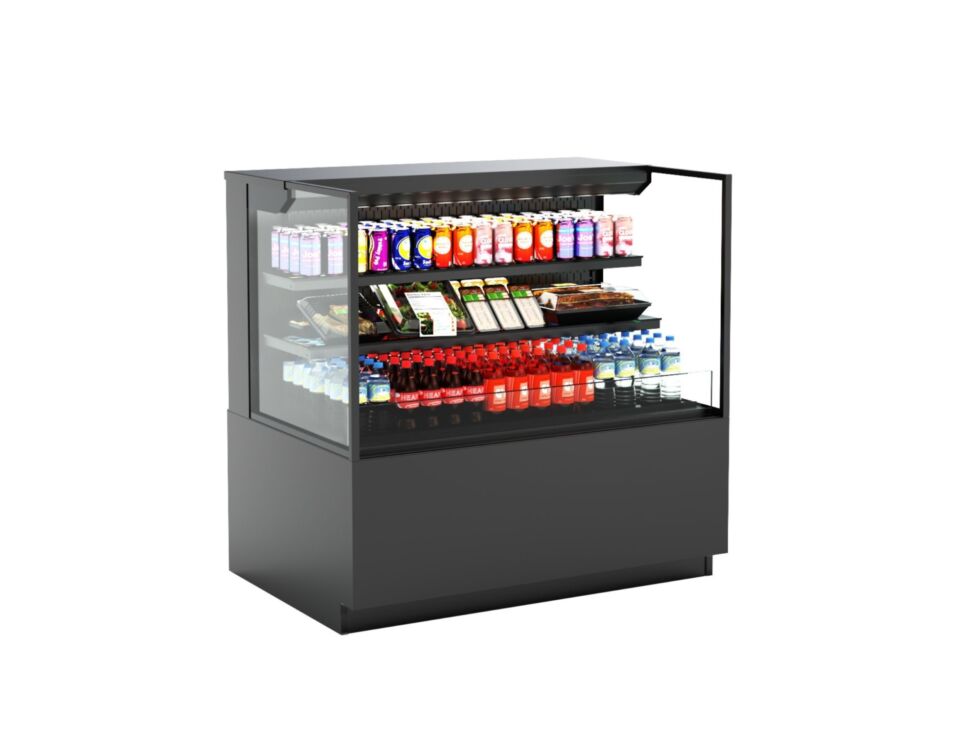 Reveal® Self-Service Refrigerated Case, freestanding, 35-3/4"W x 33"D x 47-1/4"H