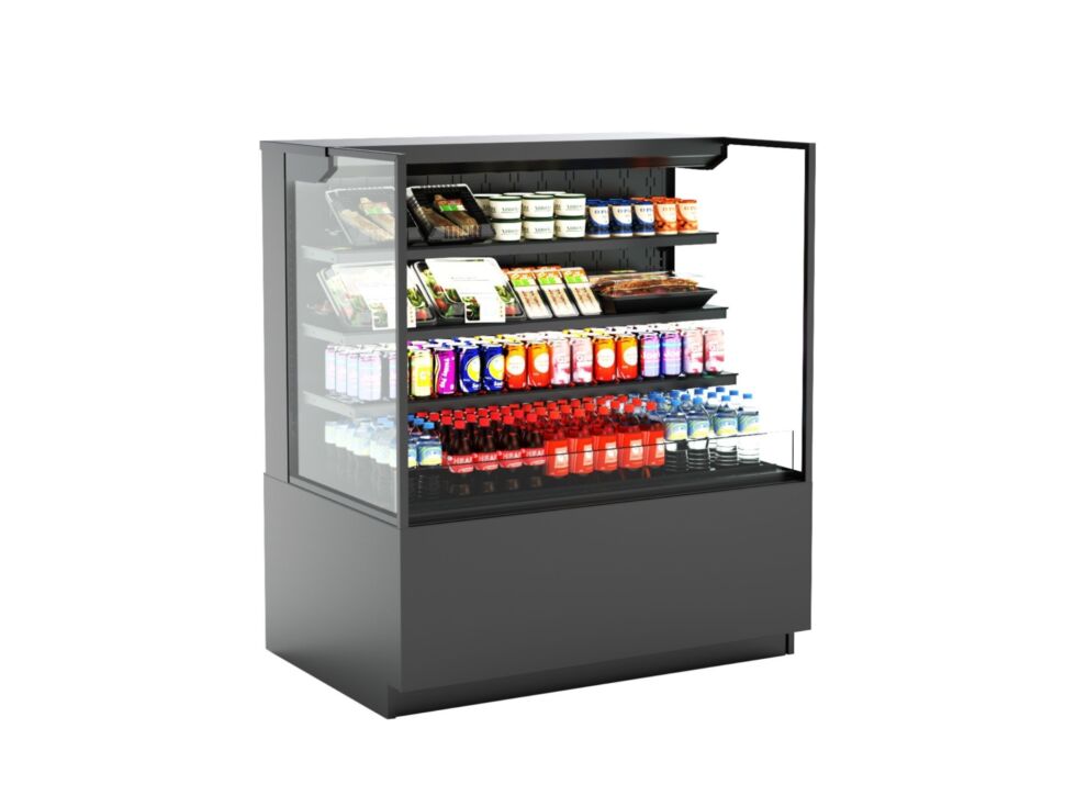 Reveal® Self-Service Refrigerated Case, freestanding, 59-3/4"W x 33"D x 54-3/4"H