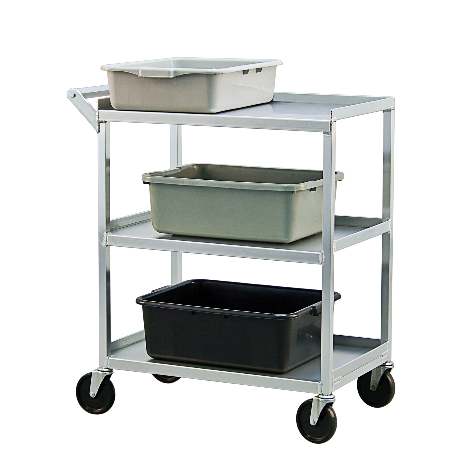 Open Design Bussing Cart 18.5"x28" - Aluminum Frame