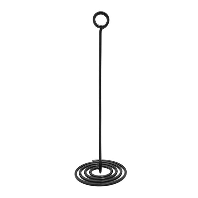 12"H Black Swirl Base Number Stand