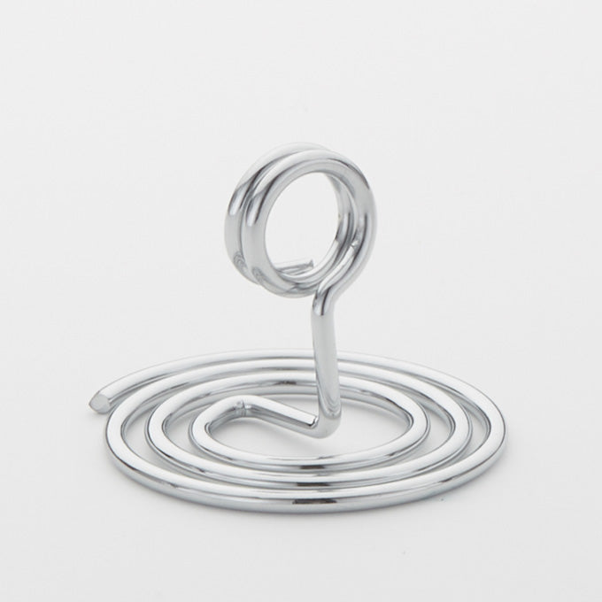 1-1/2"H Chrome Swirl Base Number Stand