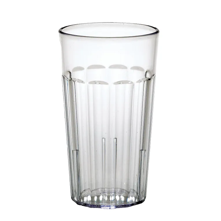 12.6 oz Fluted Newport Tumbler, Clear Plastic