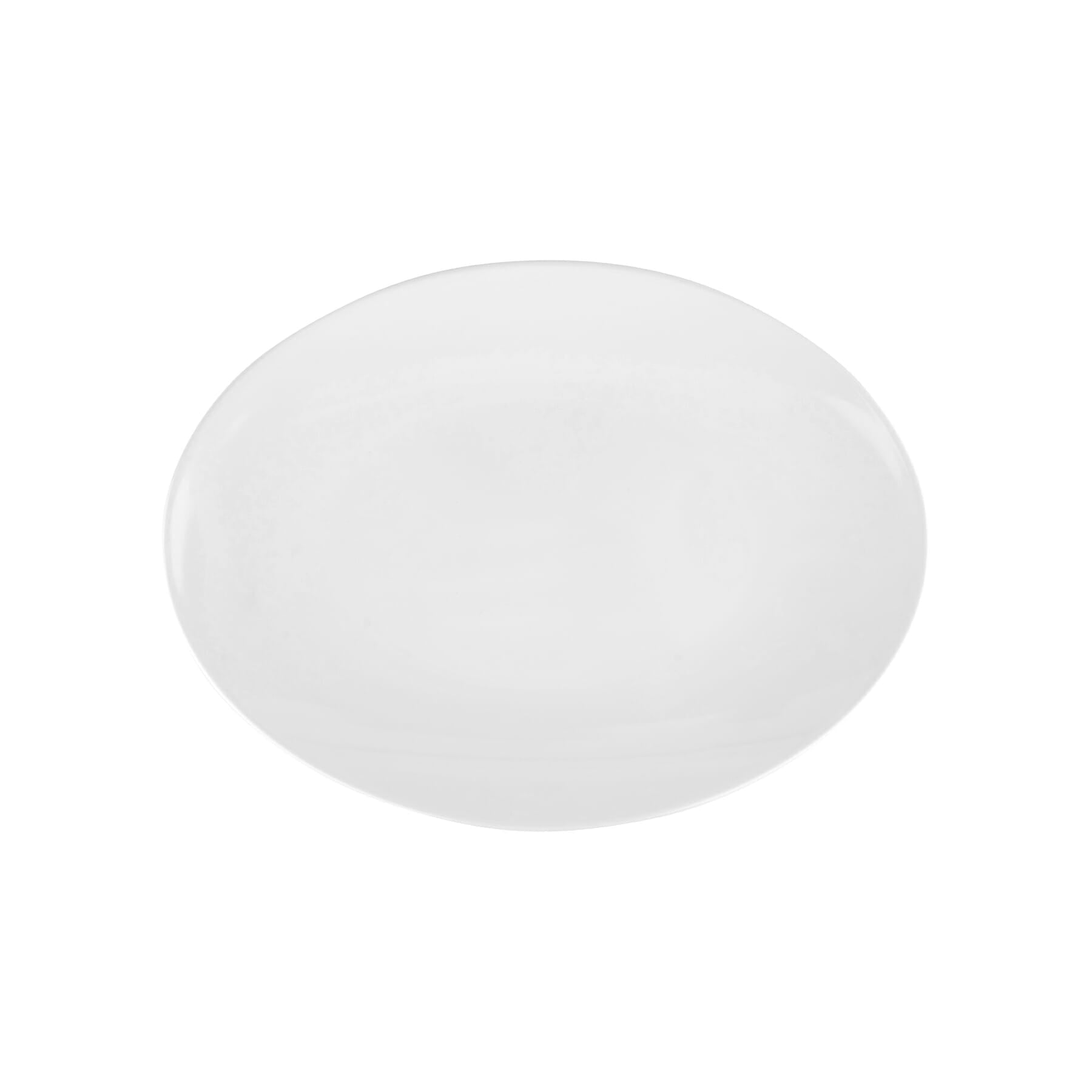 Osslo 15" x 11" Flared Oval Platter, White