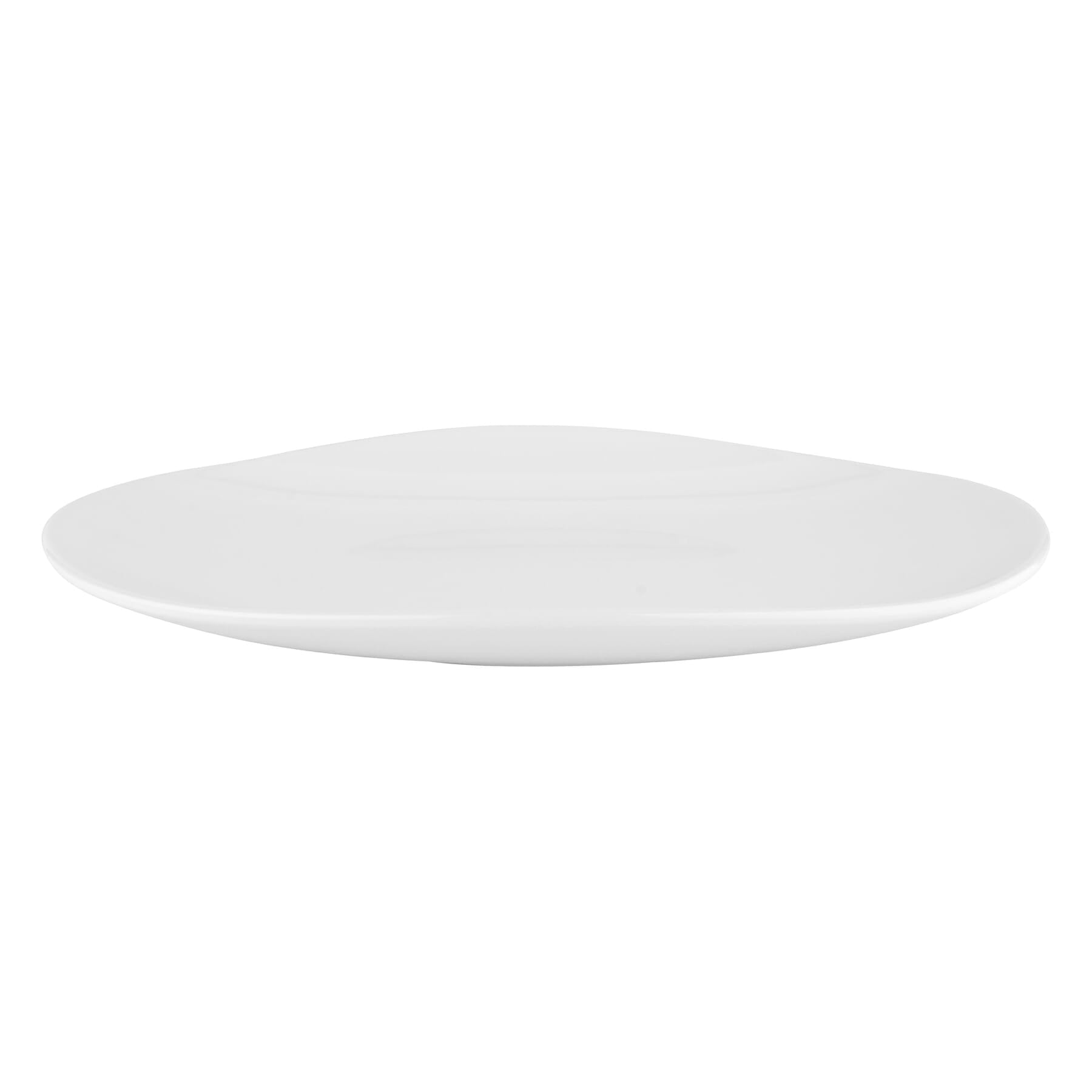 Osslo 15" x 11" Flared Oval Platter, White