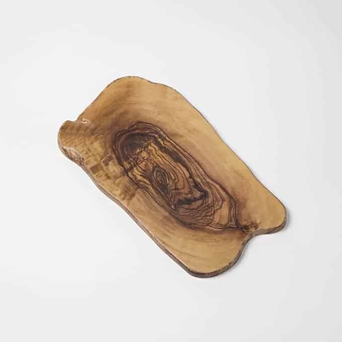 Naturals™ 17-3/8" x 9-7/8" Organic Melamine Platter, Olive Wood