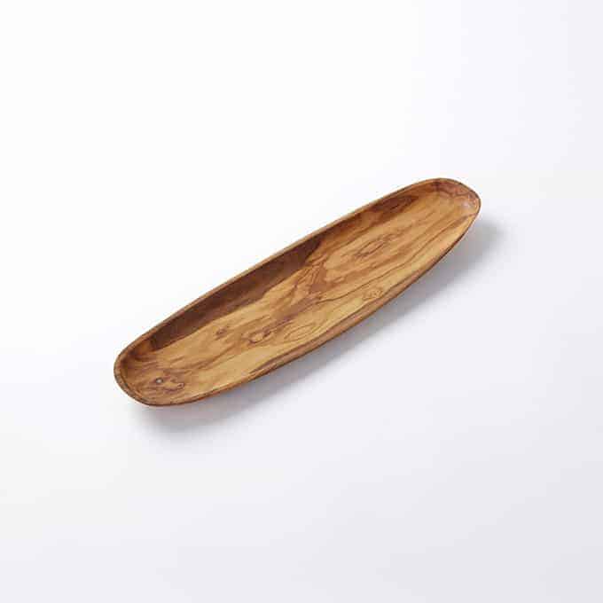 17-3/4" x 5-1/4" Oblong Olive Wood Serving Board