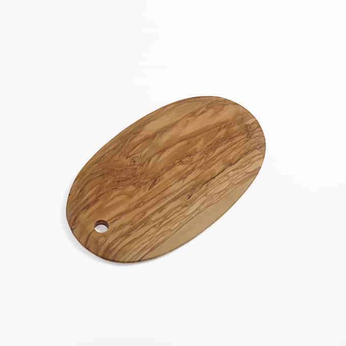 9-7/8" x 5-7/8" Oblong Olive Wood Serving Board