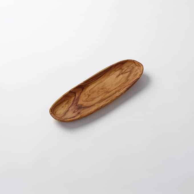 12" x 4-1/2" Oblong Olive Wood Serving Board