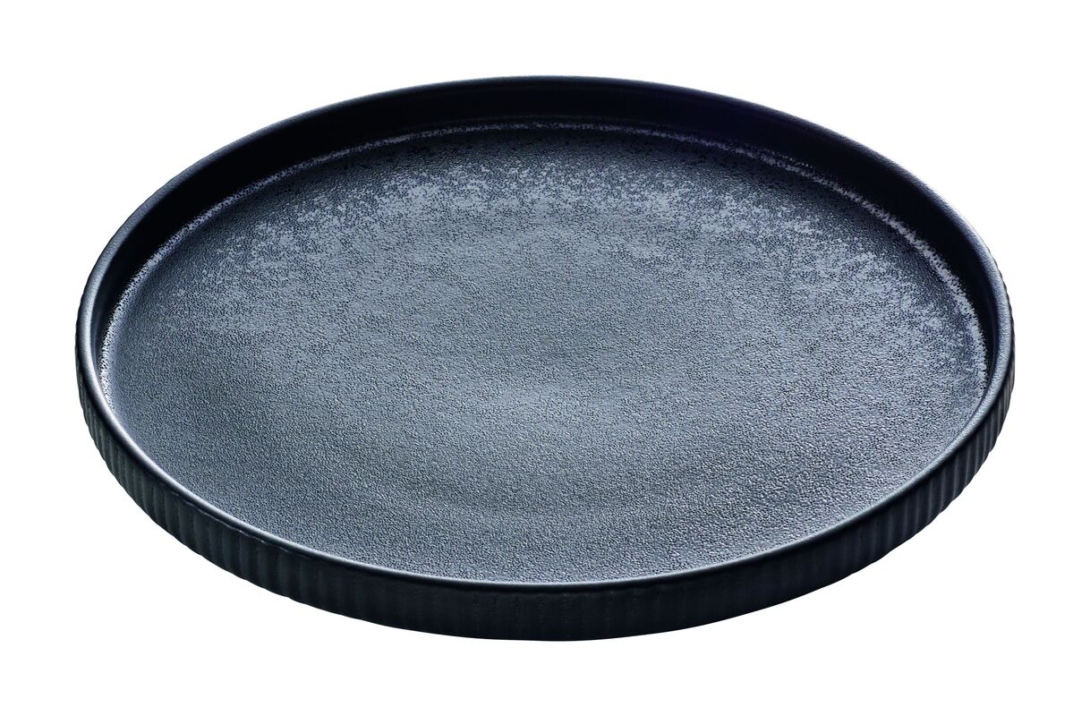 Nara Plate, 10-5/8", Black