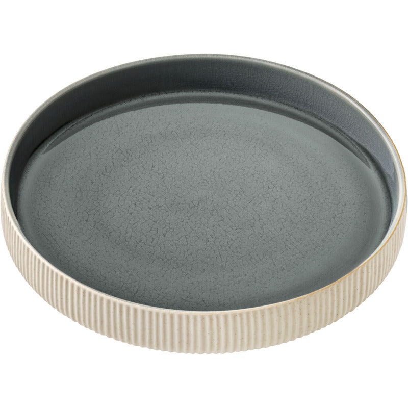 Nara Plate, 9.5", Grey