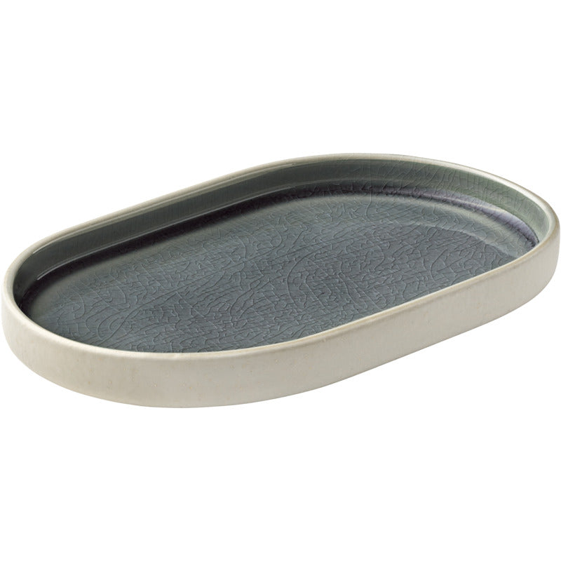 Nara Platter, 7.1" x 4.3", Grey