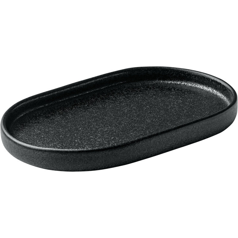 Nara Platter, 7.1" x 4.3", Black