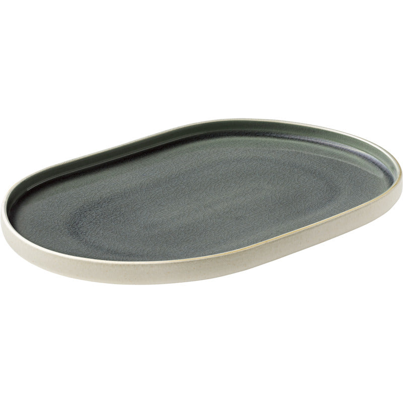 Nara Platter, 11.8" x 7.9", Grey
