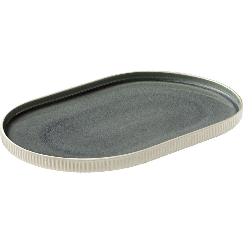 Nara Platter, 11.8" x 7.9", Grey