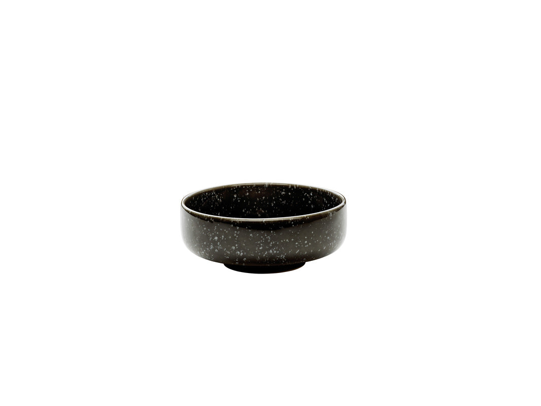 Nara Bowl, 49.5 oz, 8-5/16", Spotted Dark