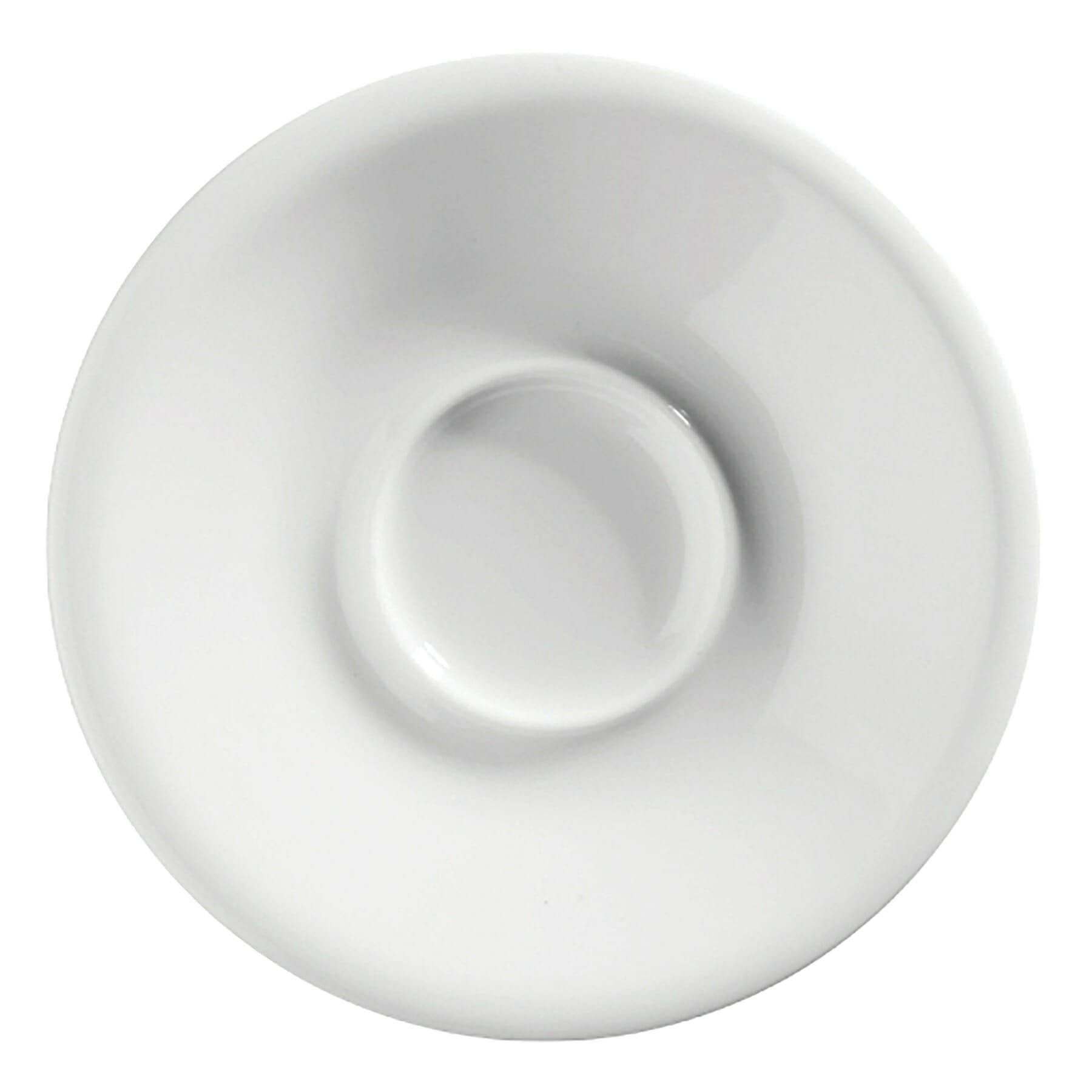 Corona Actualite 5" Espresso Saucer, White