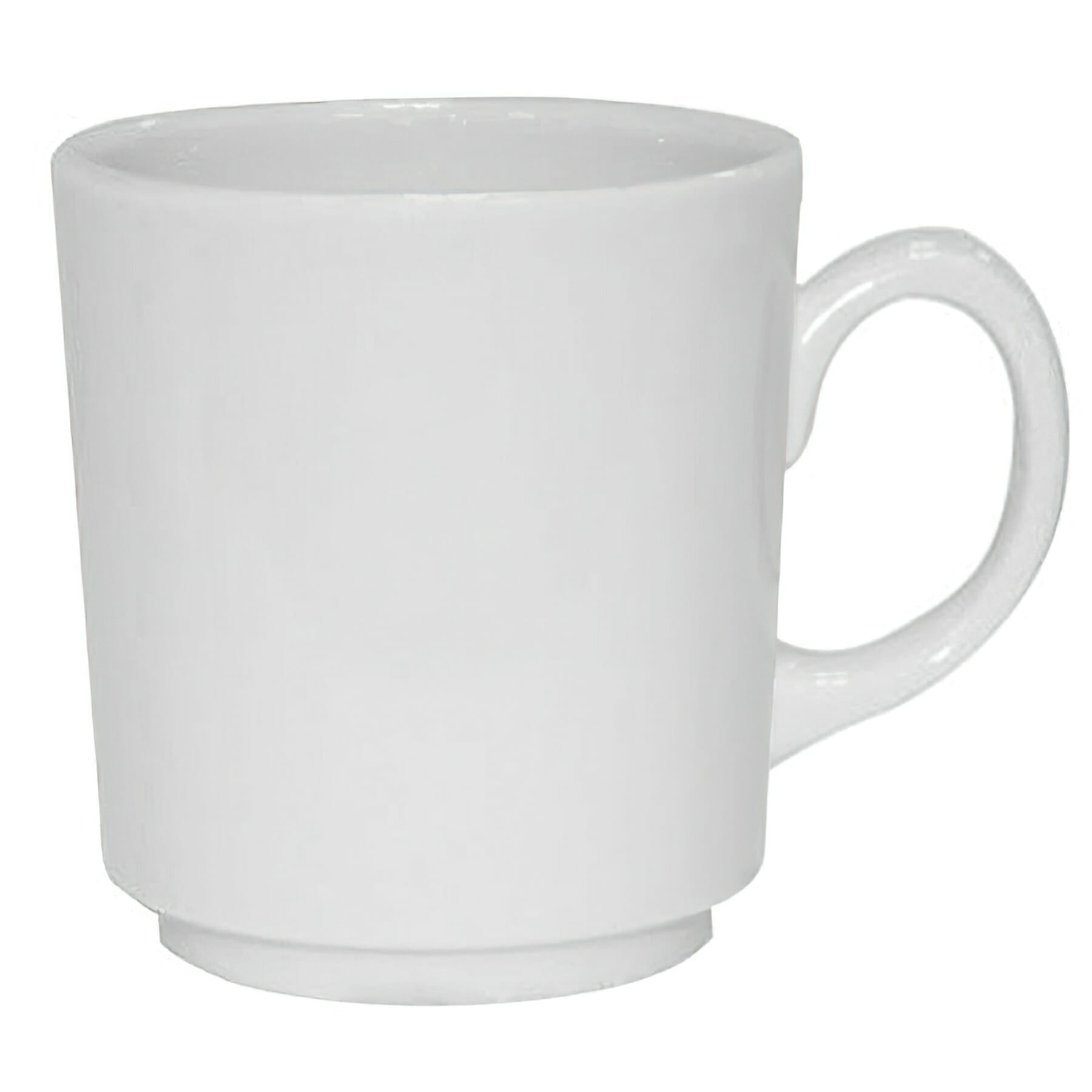 Corona Actualite 9 oz. Stackable Tea Cup/Mug, White