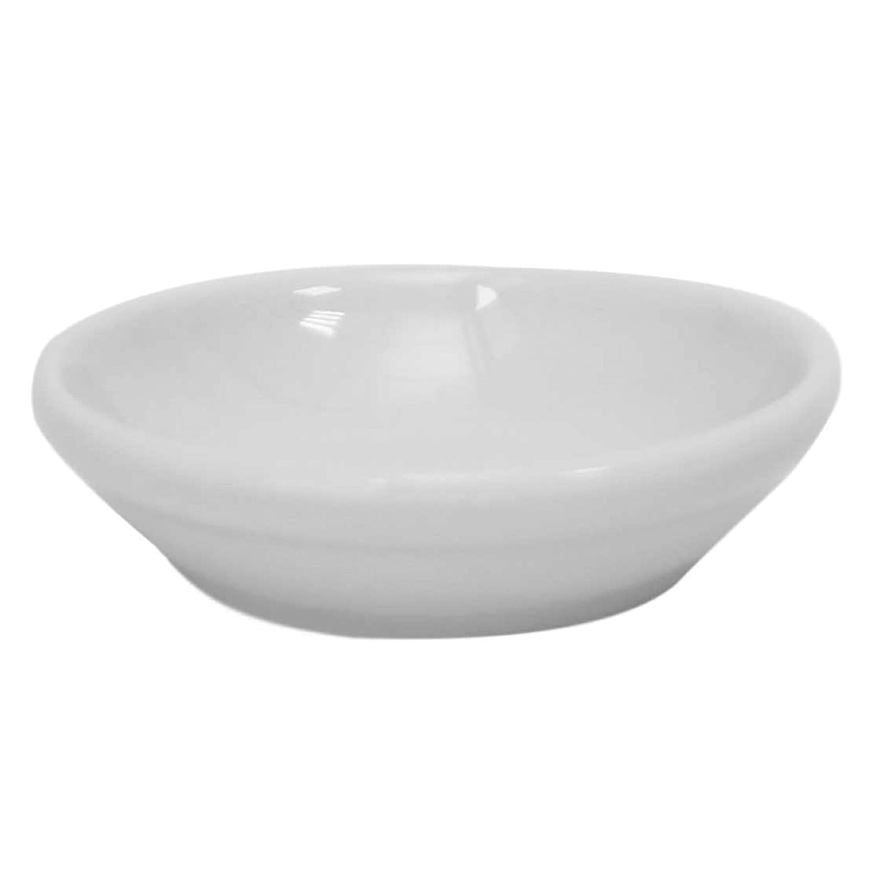 Corona Actualite 3-1/2" Oval Butter Pad, White