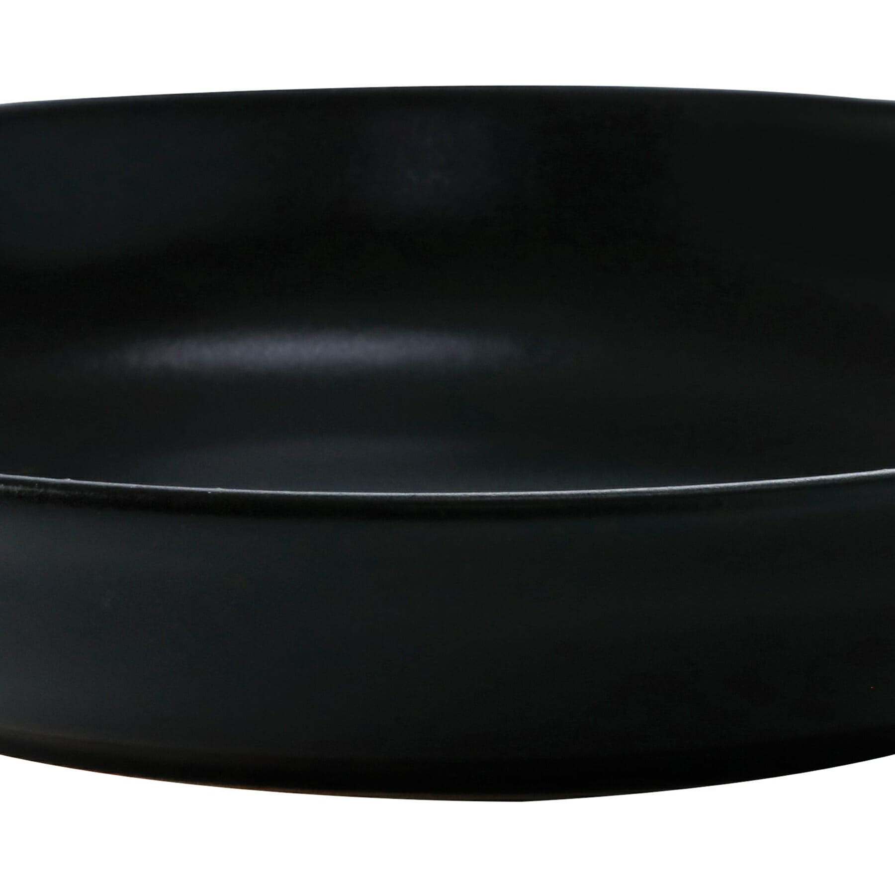 Corona Cosmos Pluto 52.4 oz. Coupe Bowl, Black Reactive Glaze