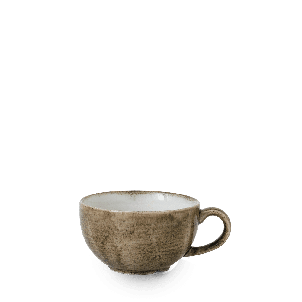 Stonecast Patina 12 oz. Antique Taupe Cappuccino Cup