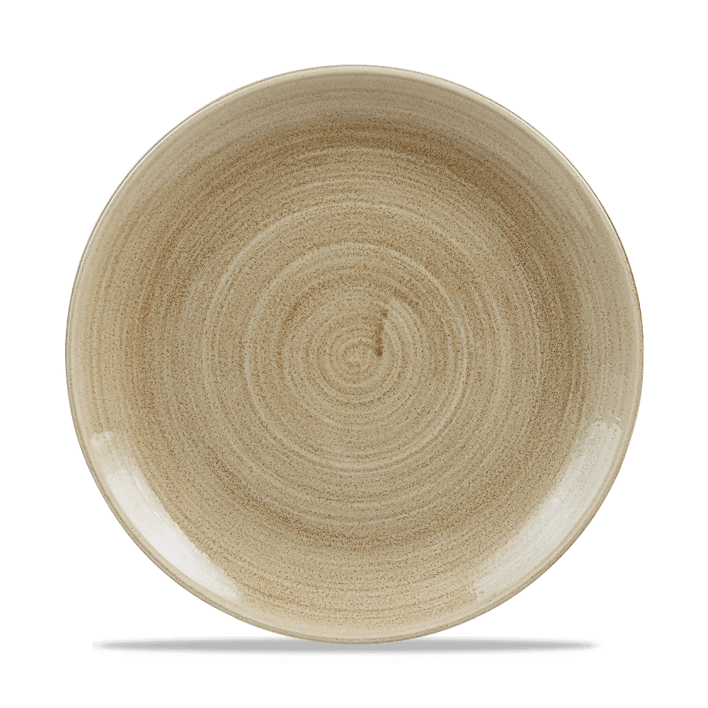 Stonecast Patina 10 1/4" Antique Taupe Coupe Plate