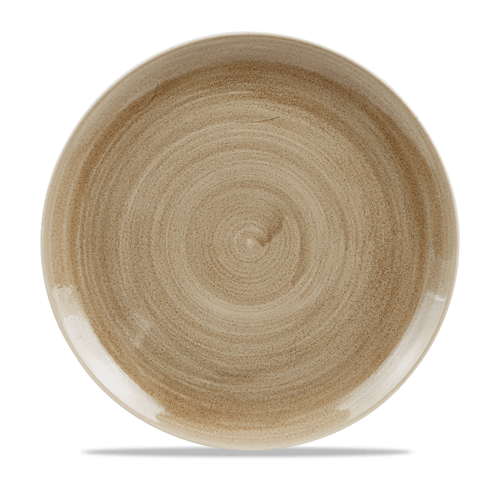 Stonecast Patina 11 1/4" Antique Taupe Coupe Plate