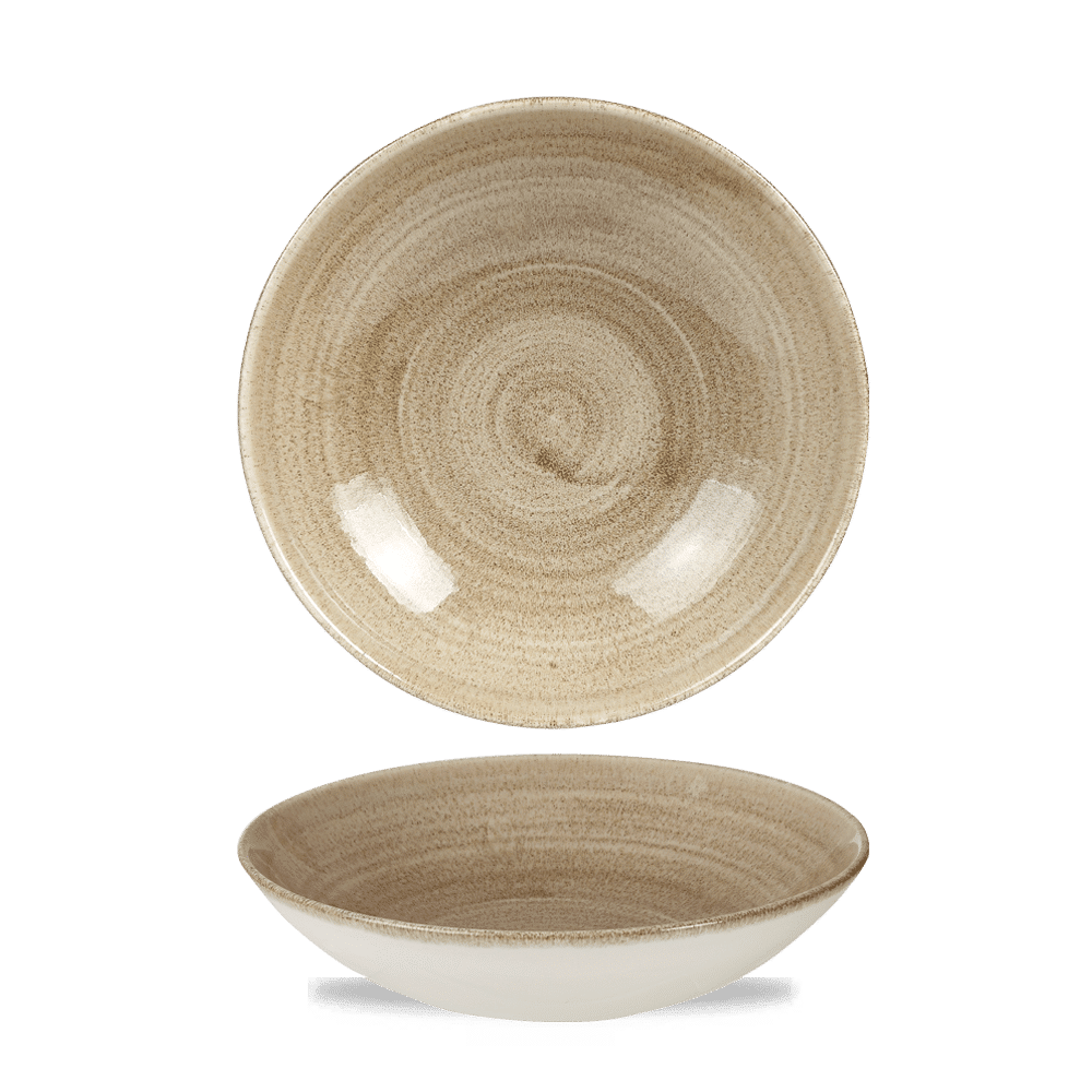 Stonecast Patina 15 oz. Antique Taupe Coupe Bowl