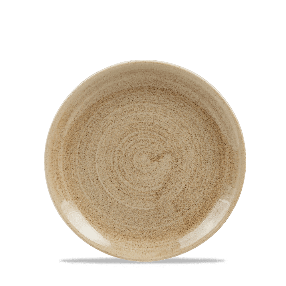 Stonecast Patina 6 1/2" Antique Taupe Coupe Plate