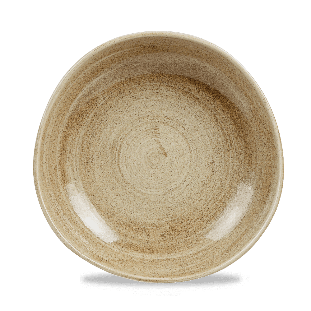 Stonecast Patina 38 oz. Antique Taupe Round Bowl