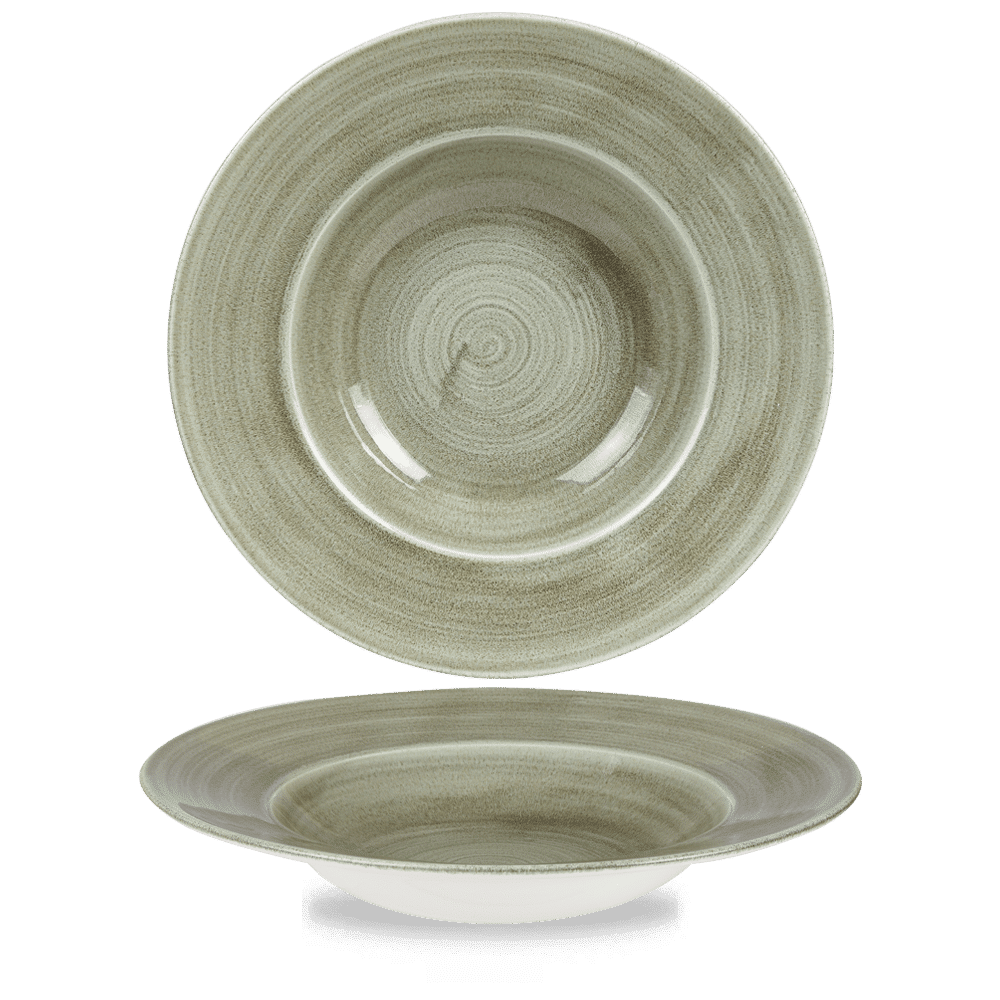 Stonecast Patina 16-1/2 oz. Burnished Green Round Bowl