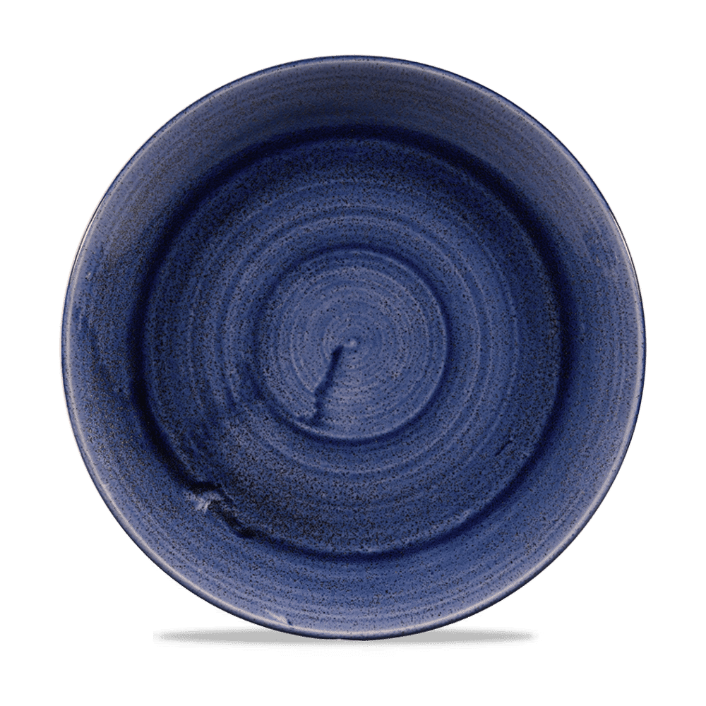 Stonecast Patina 10 1/4" Cobalt Blue Coupe Plate