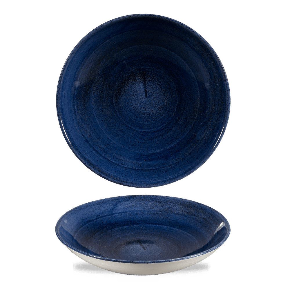 Stonecast Patina 40 oz. Cobalt Blue Coupe Bowl