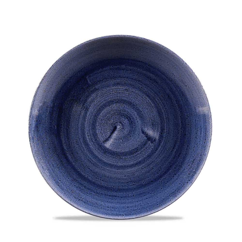 Stonecast Patina 8 2/3" Cobalt Blue Coupe Plate