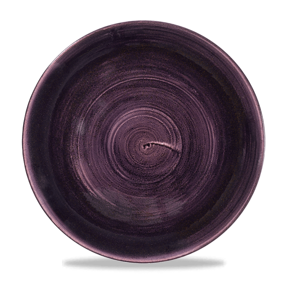 Stonecast Patina 11 1/4" Deep Purple Coupe Plate