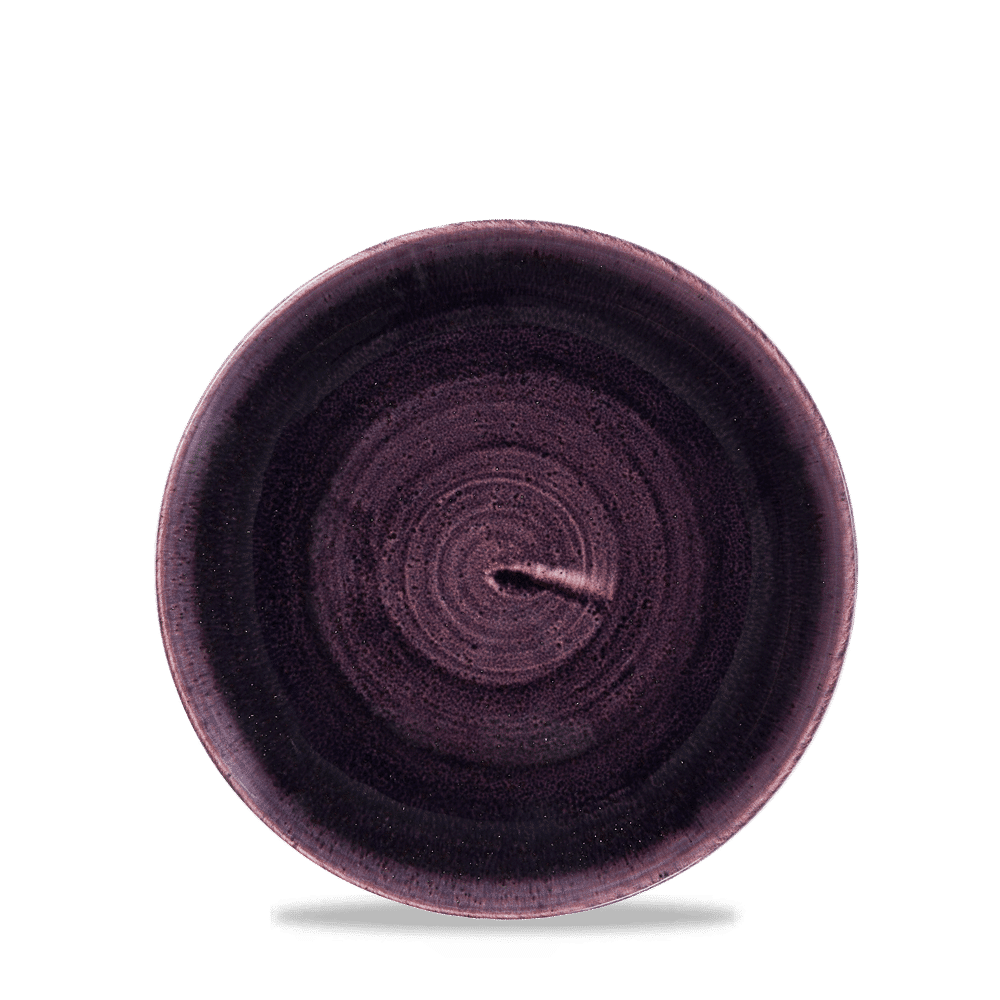 Stonecast Patina 6 1/2" Deep Purple Coupe Plate